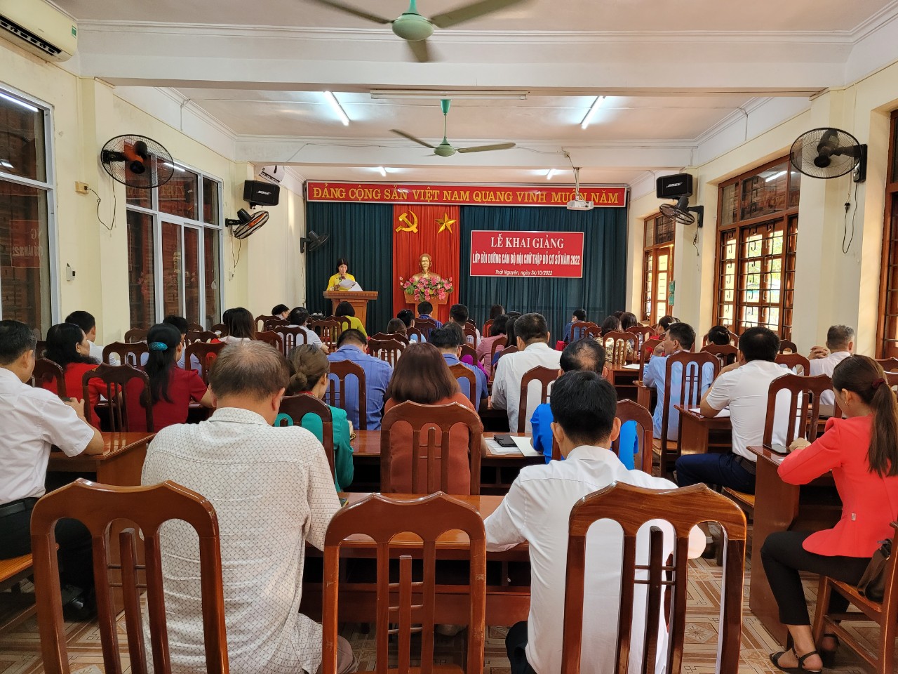 Thái Nguyên: Bồi dưỡng lý luận Chính trị và nghiệp vụ công tác Hội cho cán bộ Hội Chữ thập đỏ cơ sở năm 2022