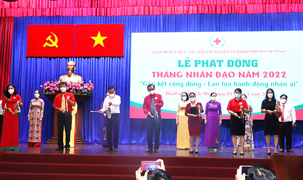 Tháng Nhân đạo năm 2022 Cụm thi đua các tỉnh Tây Nguyên và TP. Hồ Chí Minh: Phấn đấu vận động 20 tỷ đồng, trợ giúp nhân đạo khoảng 15.000 lượt người