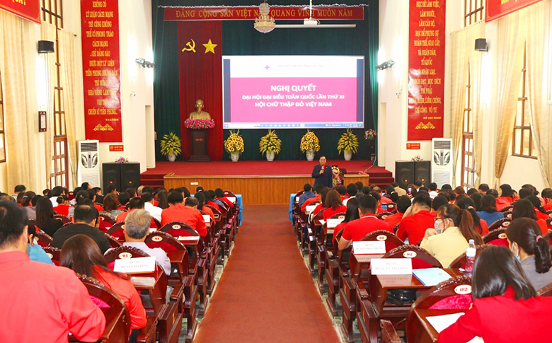 Phú Thọ: Quán triệt Nghị quyết Đại hội đại biểu toàn quốc Hội Chữ thập đỏ Việt Nam lần thứ XI đến Hội cơ sở