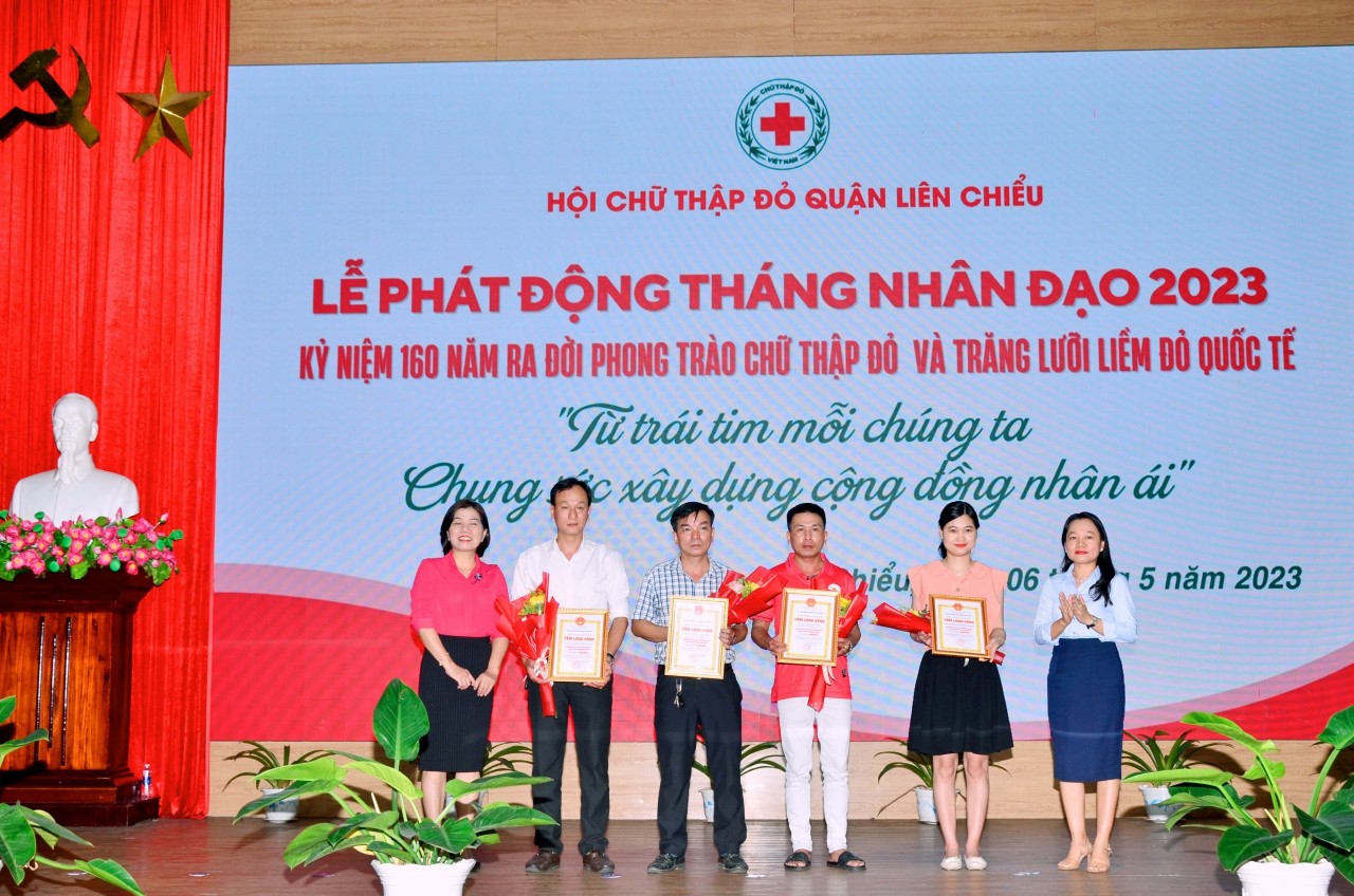 Quận Liên Chiểu (Đà Nẵng): Tổ chức Lễ phát động Tháng Nhân đạo năm 2023