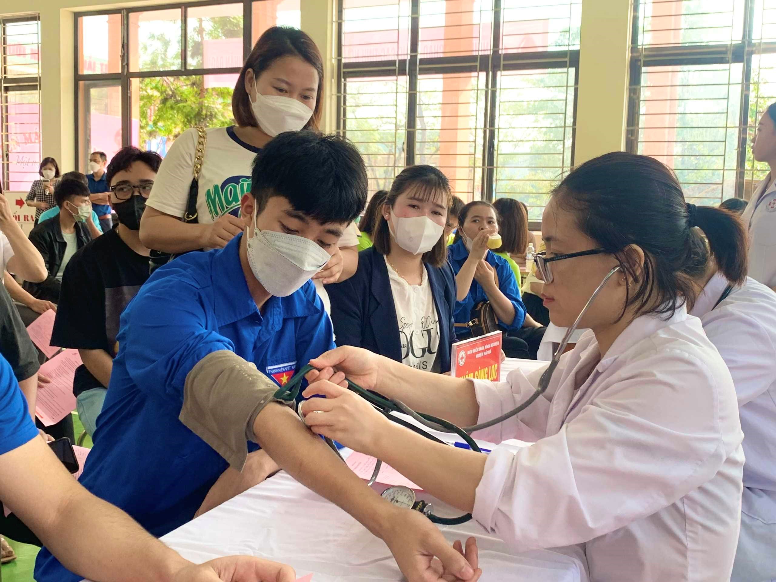 Hải Hà (Quảng Ninh): Gần 500 đơn vị máu được hiến tình nguyện