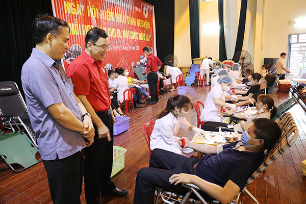 Ninh Bình: Tưng bừng ngày hội hiến máu thành phố Tam Điệp