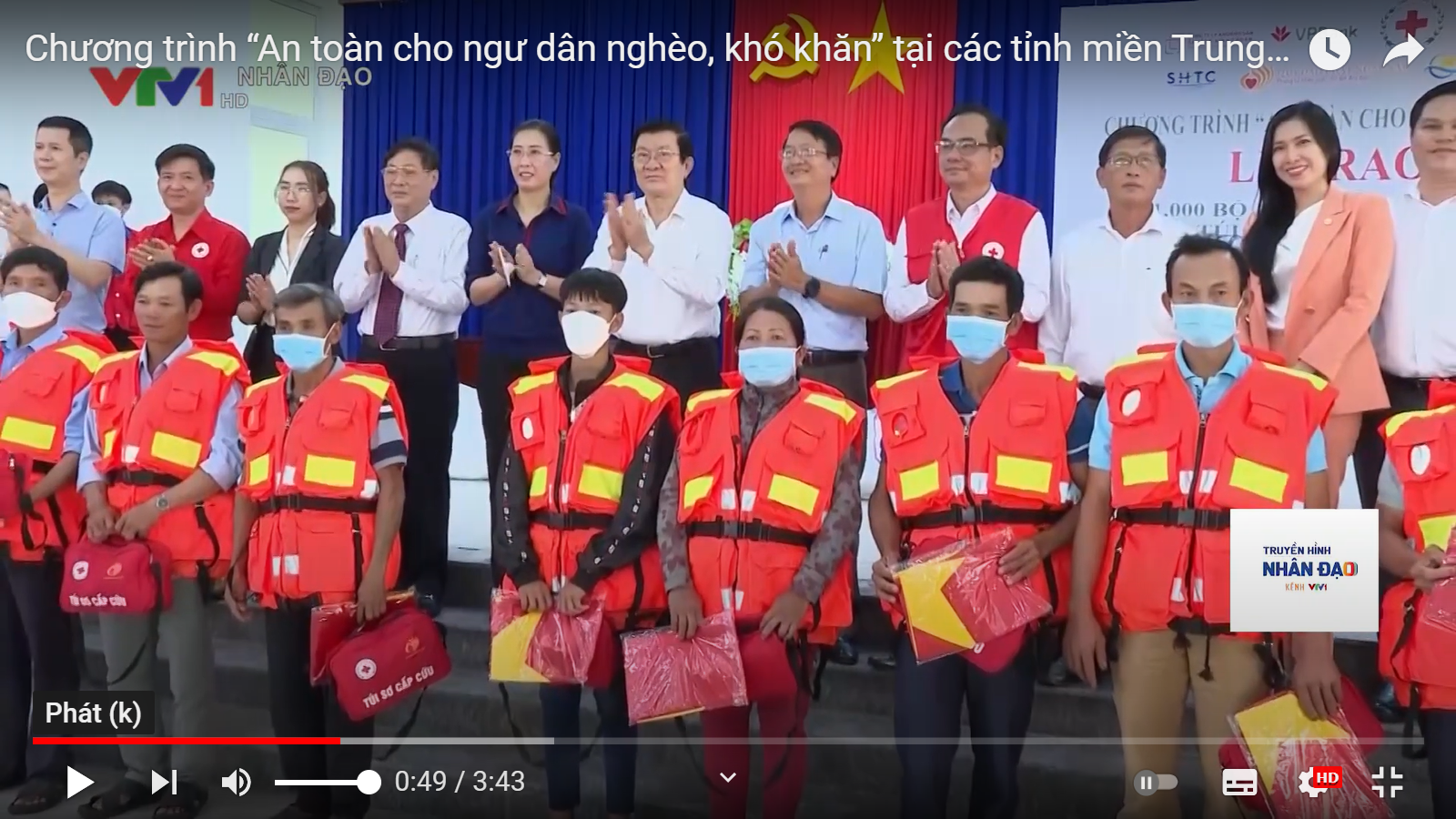 Video: Chương trình “An toàn cho ngư dân nghèo, khó khăn” tại các tỉnh miền Trung