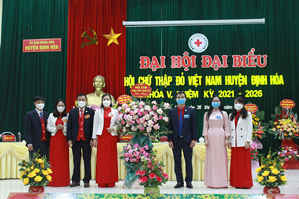 Thái Nguyên: Đại hội Hội Chữ thập đỏ huyện Định Hóa khóa V, nhiệm kỳ 2021 - 2026