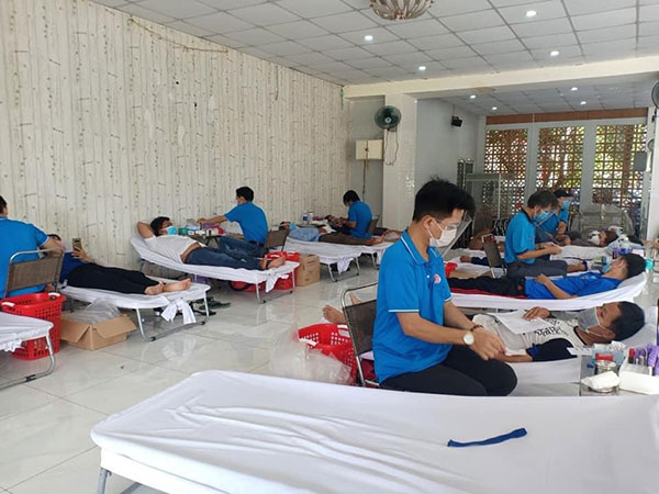 Bình Dương: Hơn 200 người tham gia hiến máu tình nguyện