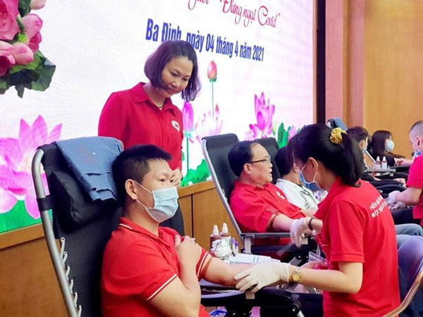 Hà Nội: Hơn 2,8% dân số Thủ đô tham gia hiến máu tình nguyện