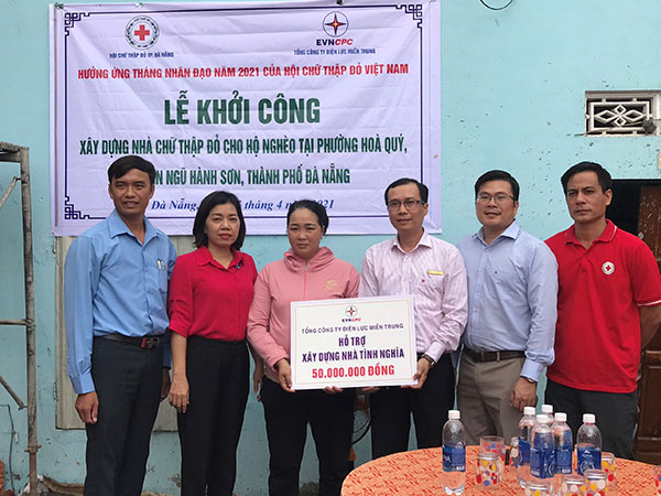 Đà Nẵng: Khởi công xây dựng nhà Chữ thập đỏ tại phường Hoà Quý, quận Ngũ Hành Sơn