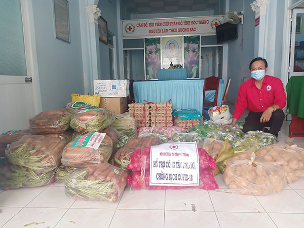 Sóc Trăng: Hơn 3 tấn nông sản gửi tới người dân TP. Hồ Chí Minh