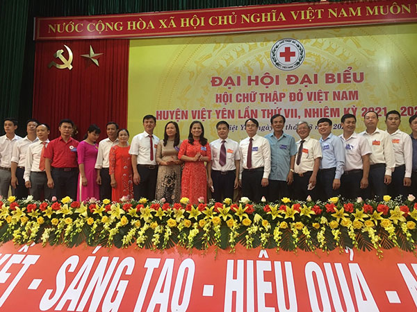 Bắc Giang: Hội Chữ thập đỏ huyện Việt Yên tổ chức Đại hội điểm cấp huyện, thành phố