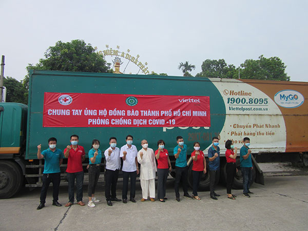 Hà Nam: 15 tấn lương thực, thực phẩm tiếp sức người dân TP. Hồ Chí Minh 