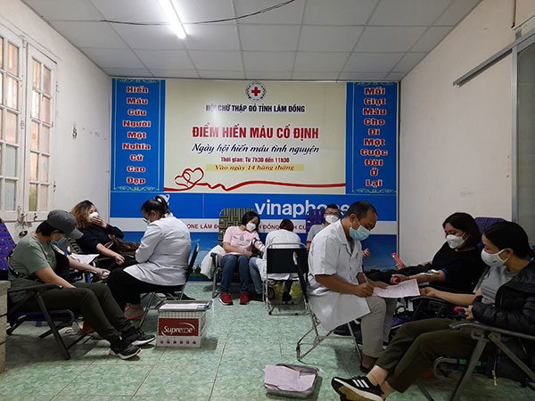 Lâm Đồng: Điểm hiến máu cố định - nơi cung cấp nguồn máu dự trữ kịp thời