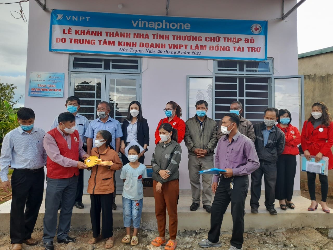 Lâm Đồng: Khánh thành nhà tình thương Chữ thập đỏ