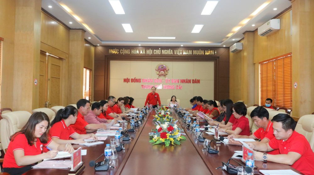 Giao ban Cụm thi đua số 1 Hội Chữ thập đỏ Quảng Ninh năm 2022
