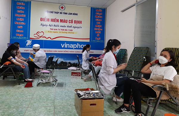 Lâm Đồng: Người dân nhiệt tình tham gia Ngày hội hiến máu tình nguyện