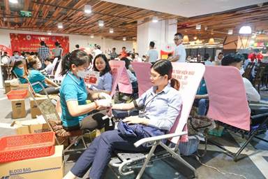 CT Group tiên phong chiến dịch hiến máu tình nguyện dịp Tết và Lễ hội Xuân Hồng 2023