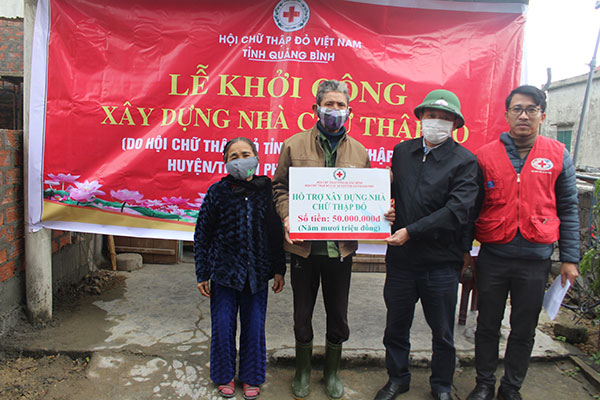 Quảng Bình: Khởi công xây dựng Nhà Chữ thập đỏ 