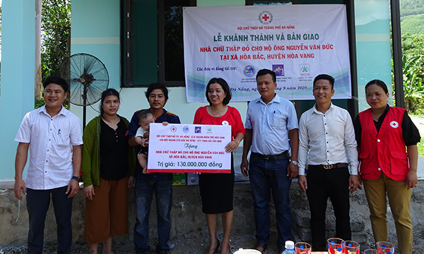Hội Chữ thập đỏ TP.Đà Nẵng: Khánh thành và bàn giao nhà Chữ thập đỏ