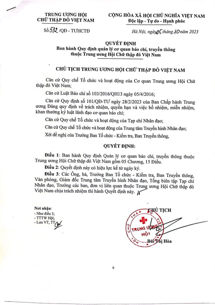 HỘI CHỮ THẬP ĐỎ VIỆT NAM